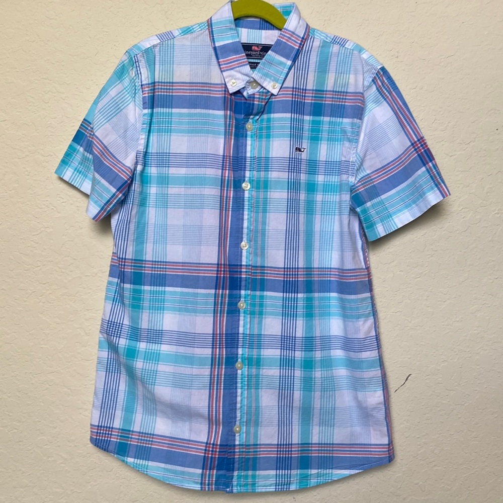 Vineyard vines boys short-sleeve button down